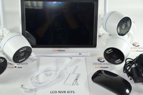 Комплект видеонаблюдения Wi-Fi XM-602(10.1)-2-4 IP камеры 2MP