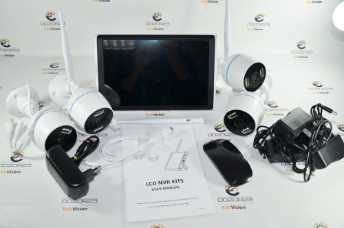 Комплект видеонаблюдения Wi-Fi XM-602(10.1)-2-4 IP камеры 2MP